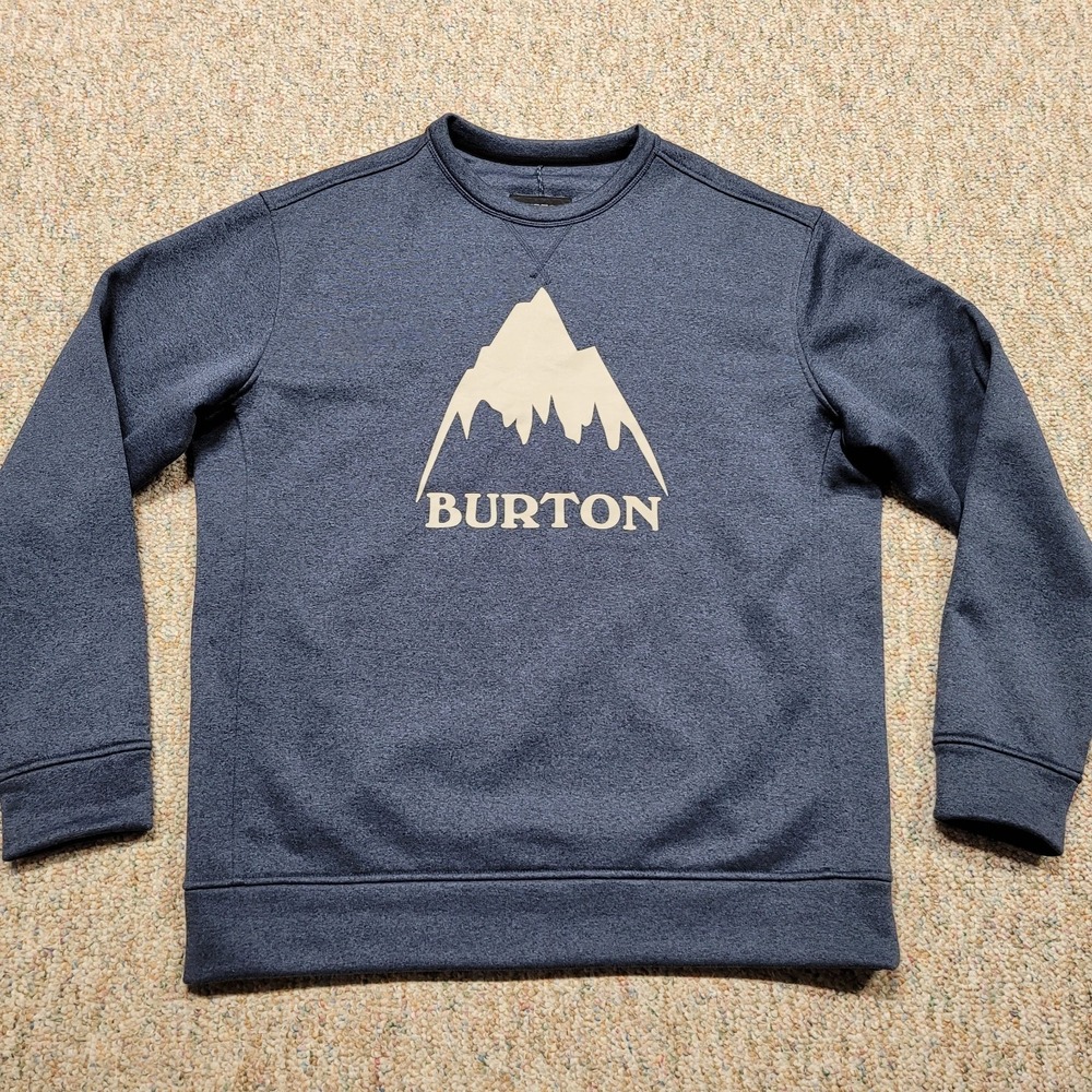 Burton Durable Goods Navy Blue Crewneck Sweatshirt